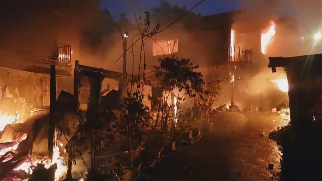 阿里山鄒族部落民宅大火　延燒3棟住戶奔逃