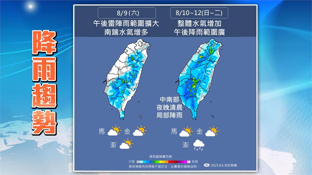 好天氣倒數大雷雨還沒下完！林嘉愷曬5圖「這天起」午後雷陣雨增加
