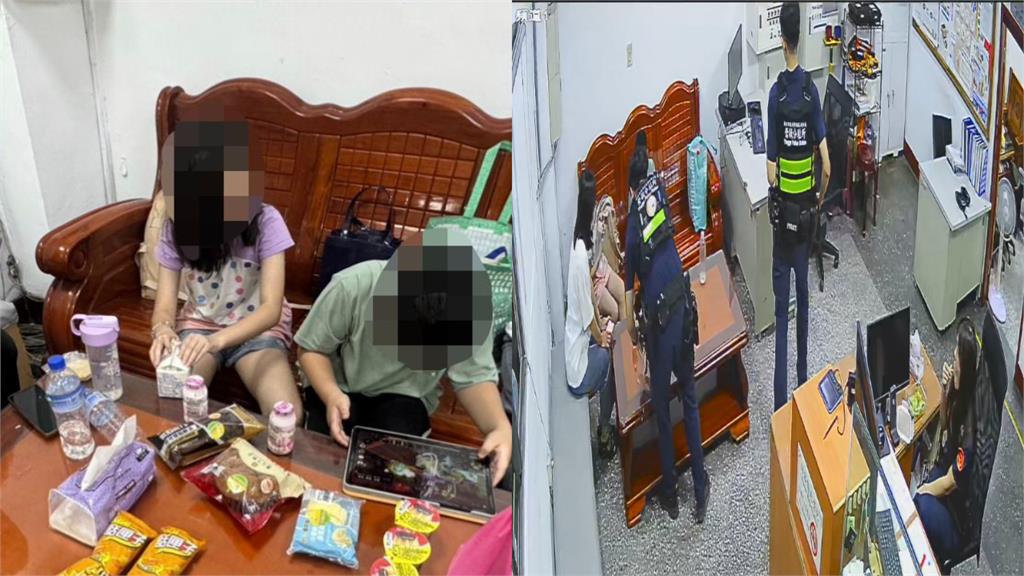 三峽警員偕社工援助餓一天小姊弟　獲妥善安置開學在即警細心叮嚀！
