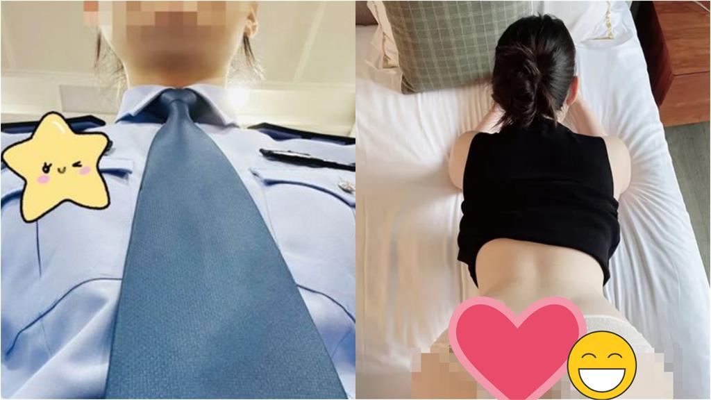 女警曬「大尺度無碼照」自曝無罩上班！掀制服「炸出白麻糬」嗨喊：被狂盯