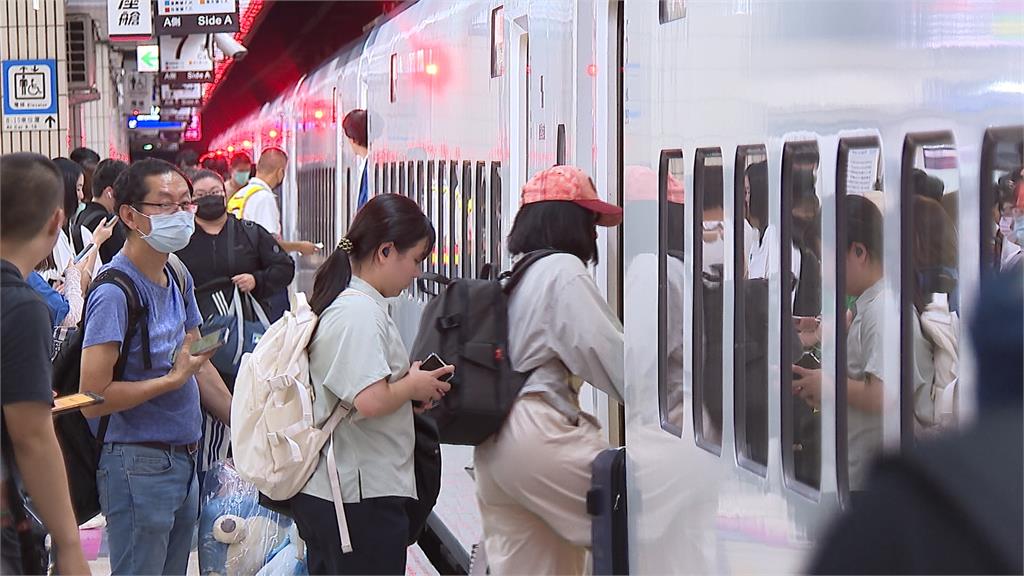 中秋連假開跑!卓揆親自視察北車 三天輸運量估上看555.8萬