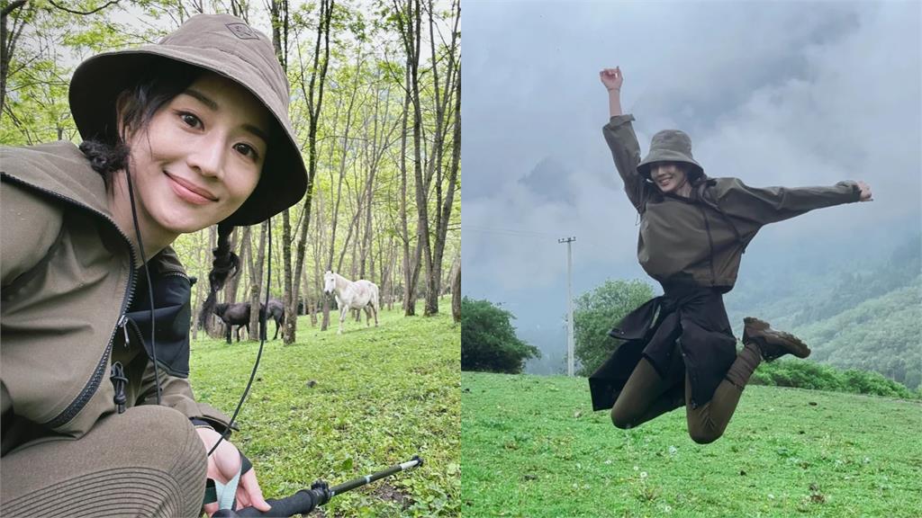 張鈞甯現身九寨溝「鬆弛自拍」忘開濾鏡!41歲「素顏紋路」震撼粉:美女去哪了?