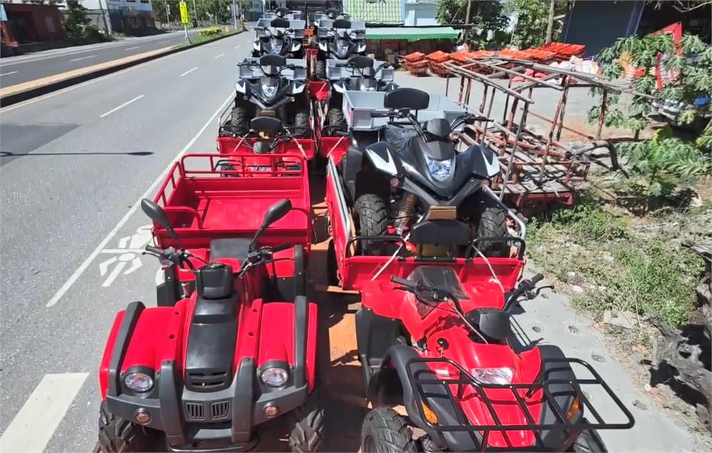 議員、民間團體送10多輛沙灘車救災 花縣府將發放募集家電