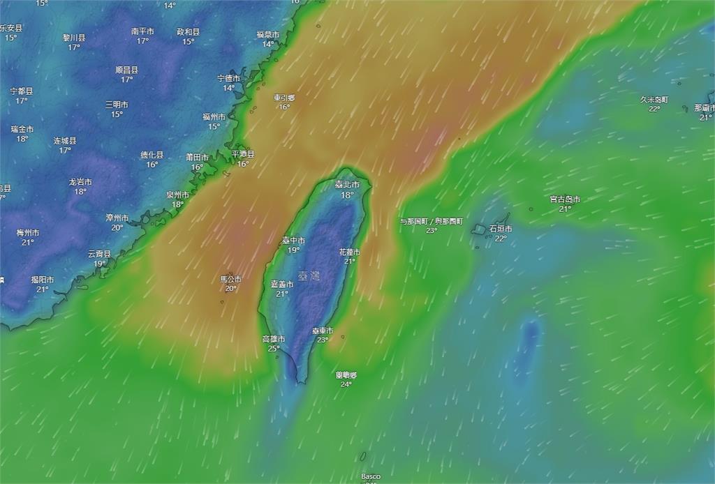 中國圍台軍演玩衝浪？氣象圖攤開「5區全變強風巨浪」震撼畫面網看驚：眾神護台灣