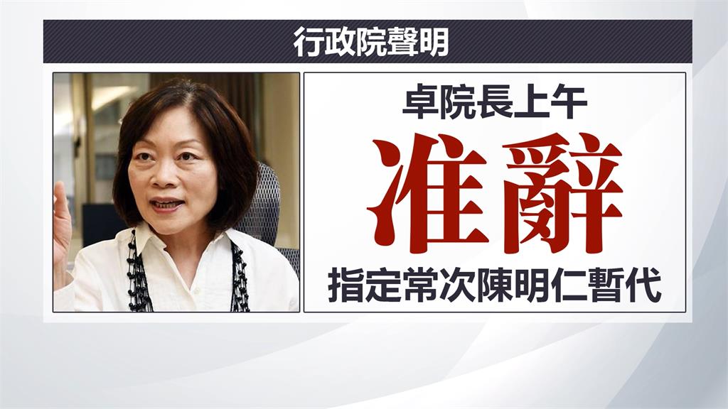 上任187天!何佩珊因霸凌案准辭 賴總統二度致歉