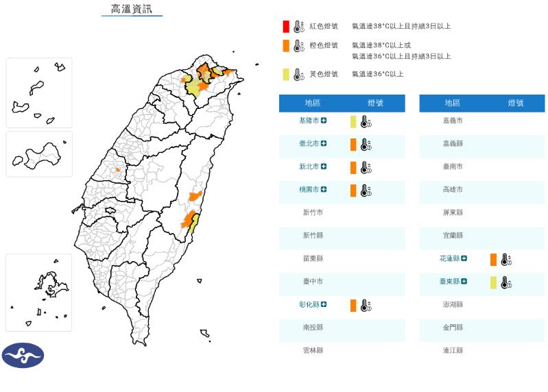 快新聞／假日出遊請注意！7縣市熱浪來襲「慎防36度高溫」