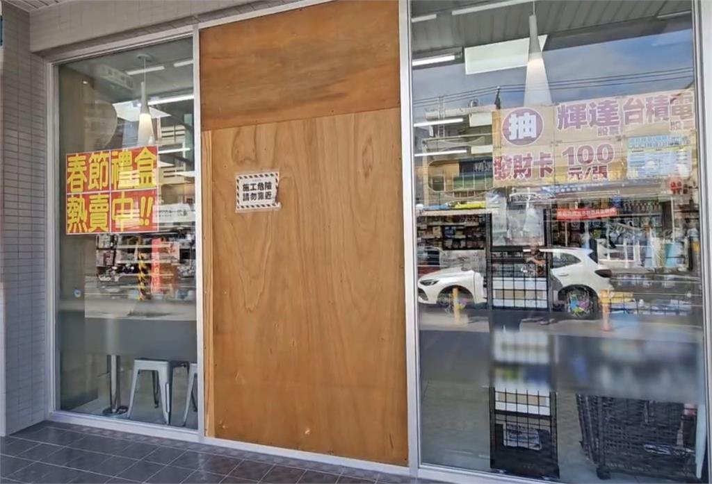 屏東潮州超商傳槍響! 遭空氣槍射擊"玻璃碎裂"報警