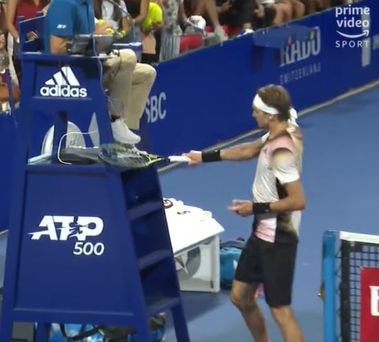 網球／奧運冠軍茲維列夫暴打主審椅　納達爾回應ATP處分：應更嚴厲！