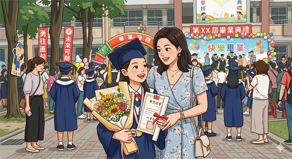 27歲辣媽曬國小女兒畢業照！網嚇傻「爸爸在哪間監獄」…本尊解答了