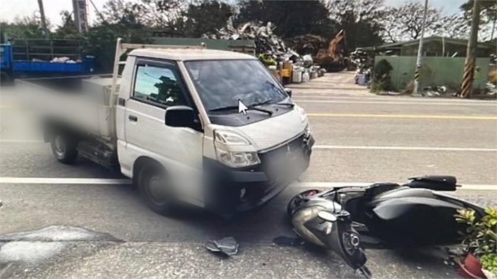 苗栗機車逆向撞上欲倒退小貨車　騎士傷勢嚴重傷重不治