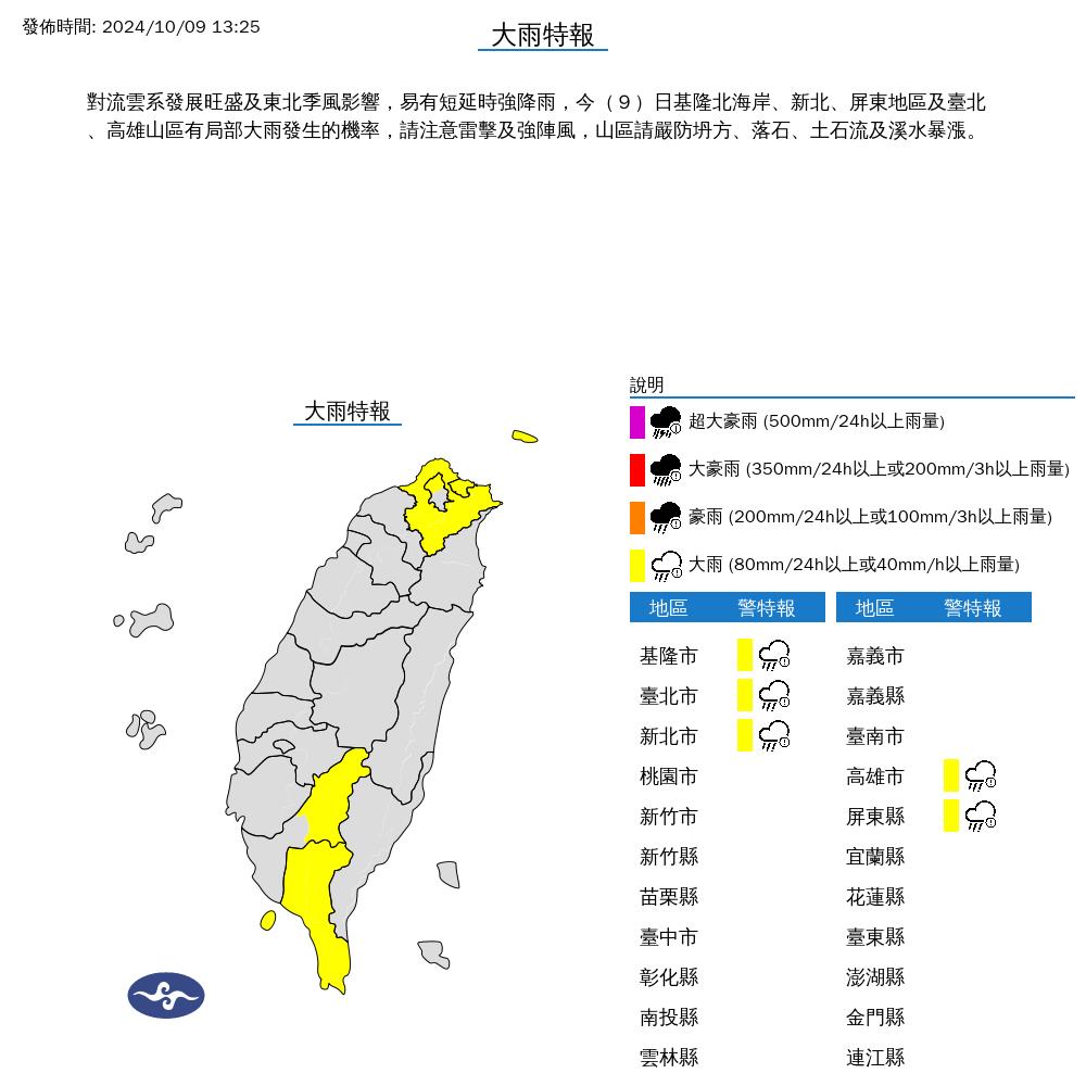 快新聞／午後雨彈開轟　5縣市大雨特報慎防雷擊