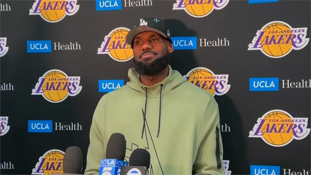 NBA(影) /詹皇40歲生日透露生涯計畫 送洛杉磯紫金球迷大禮