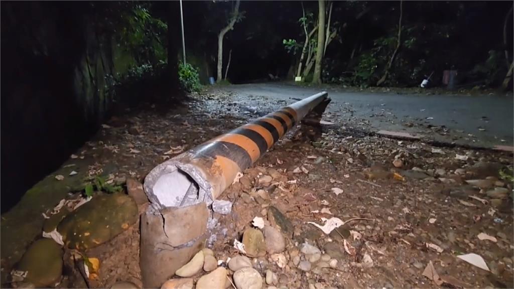 大貨車扯電線釀禍！　男子爬彰化藤山步道遭電桿砸傷