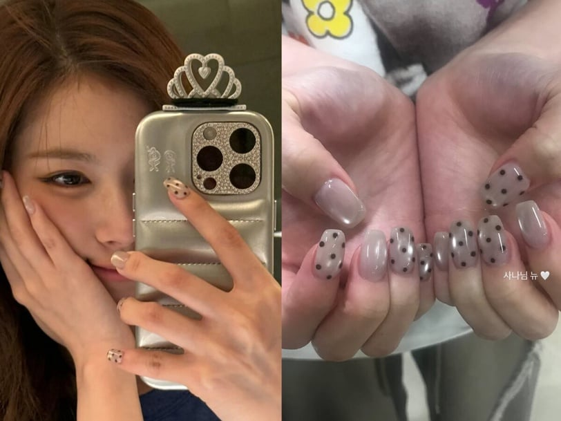 2025「女團同款」美甲範本!BLACKPINK Jennie酒紅法式超性感,這款出鏡率最高!