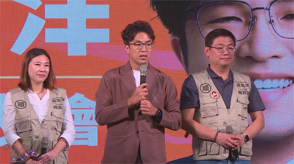 沈伯洋中醫後援大會　石崇良、陳時中穿「花襯衫」力挺
