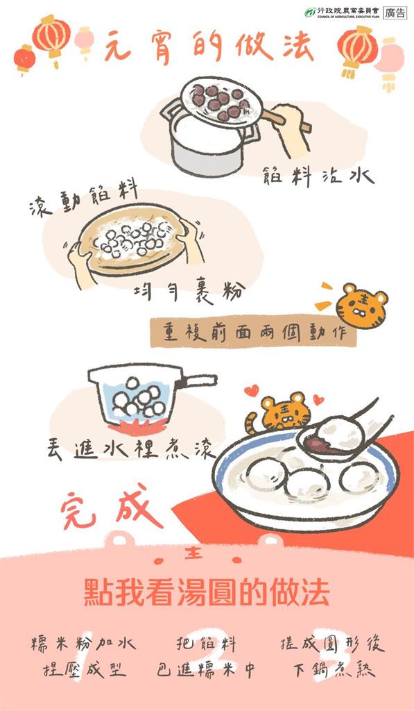 別再傻傻分不清楚!農業部揭「元宵vs湯圓」身世之謎:關鍵差異在做法