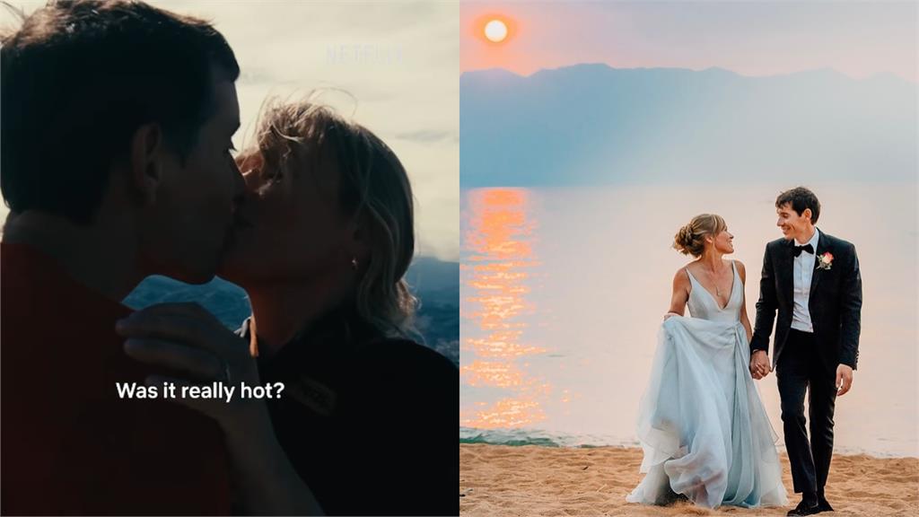 霍諾德挑戰101登頂擁吻愛妻揭「戀愛史」！「1張紙條」收服攀岩大神