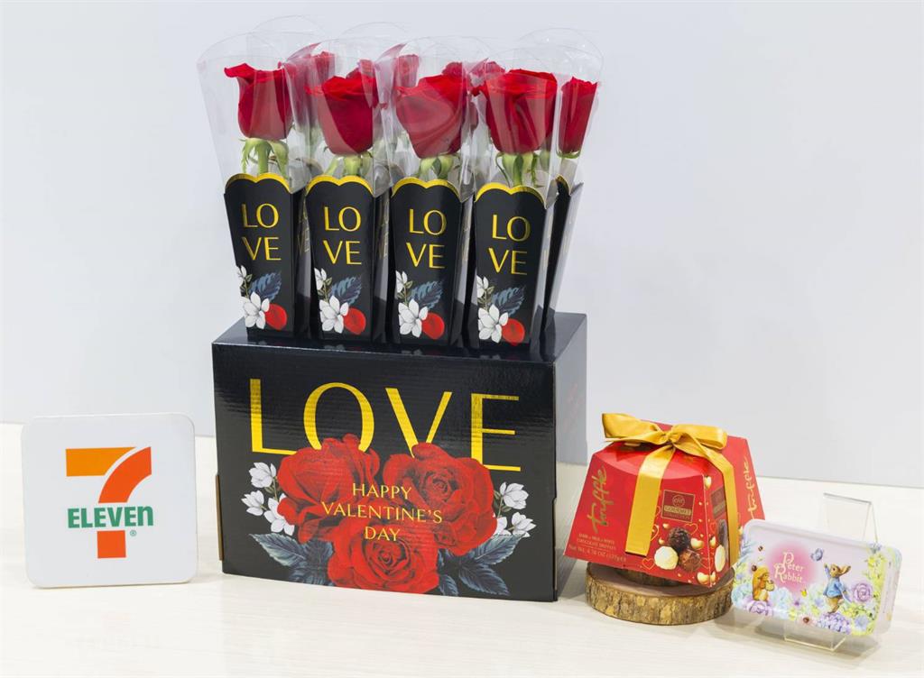 統一企業集團獻上「進口空運玫瑰花」，迎接浪漫西洋情人節