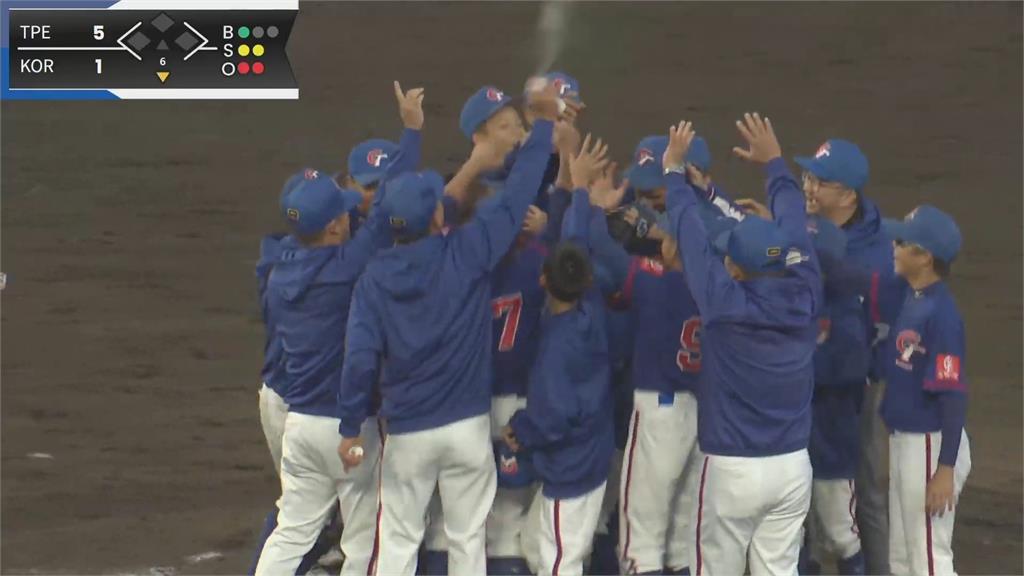 棒球(影)/再一座金盃入手!U12亞洲盃台灣5:1抗韓成功勇奪冠軍