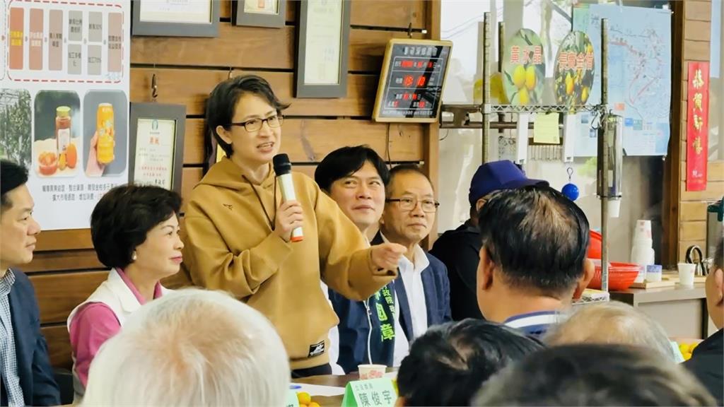 快新聞／蕭美琴赴礁溪關心金柑產業　力挺林國漳未來擔任宜蘭縣長