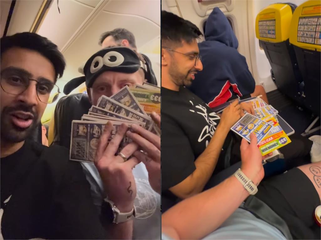 網紅搭廉航砸錢買「68包刮刮樂」　狂刮「476張全槓龜」網看傻：根本詐騙！