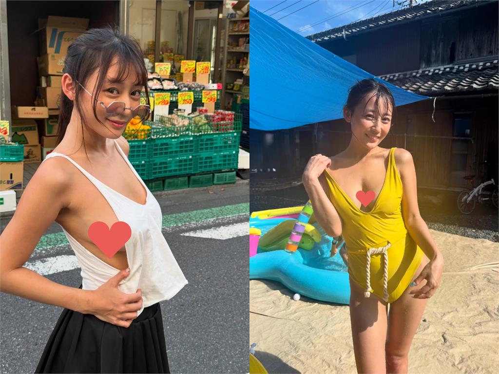超兇寫真女神合體台網紅「街頭無罩亂晃」!SSR級「狂抖共震片」16秒全曝光