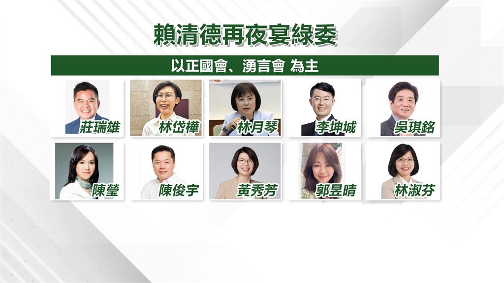 賴總統設宴聚焦政策、傾聽基層 將展開22縣市黨務座談