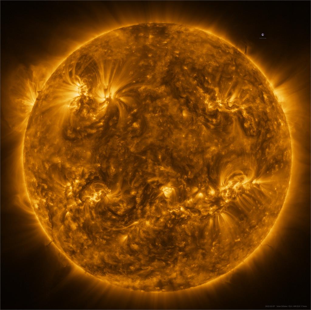 史上最清晰「太陽照片」出爐　比4K電視螢幕解析度高10倍！