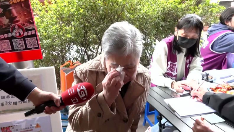 96歲高齡嬤「罷免李彥秀」頻拭淚!親吐「關鍵1原因」:不喜歡國民黨