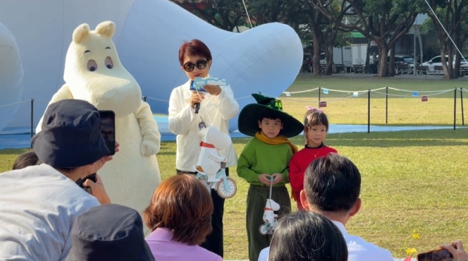 中台灣燈會IP搶先亮相　２１公尺高"巨型姆明"超吸睛