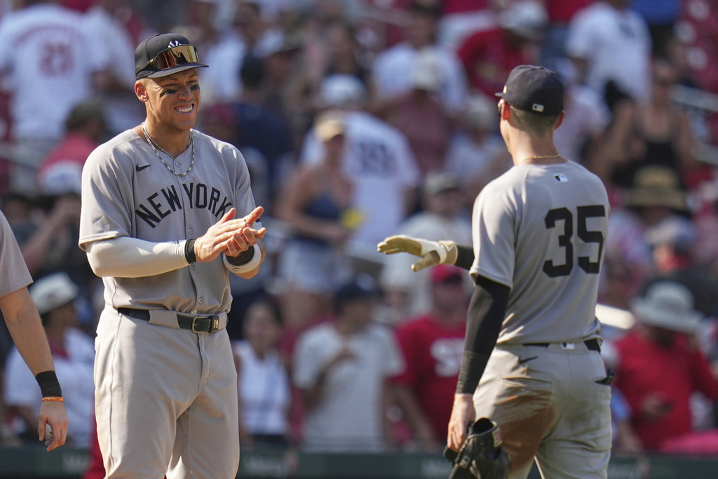 MLB(影)／法官本季第40轟出爐!　總教練稱本季恐怕不會再守備遭打臉