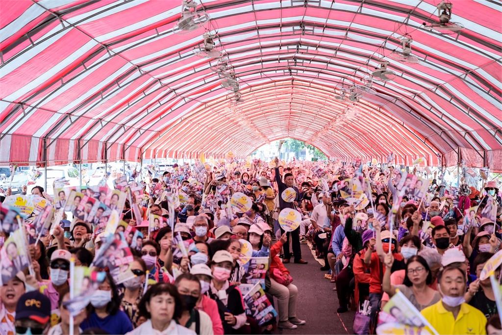 快新聞／高雄隊團結拚勝選！賴瑞隆小港後援會「數千鄉親到場力挺」