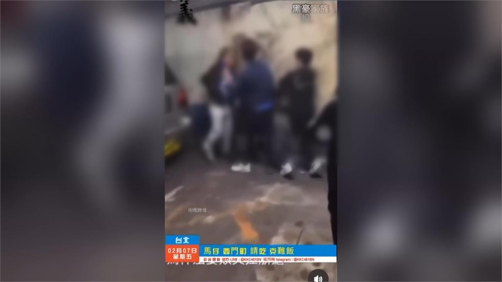 網路互嗆約談判　少年聚集西門町停車場圍毆男子