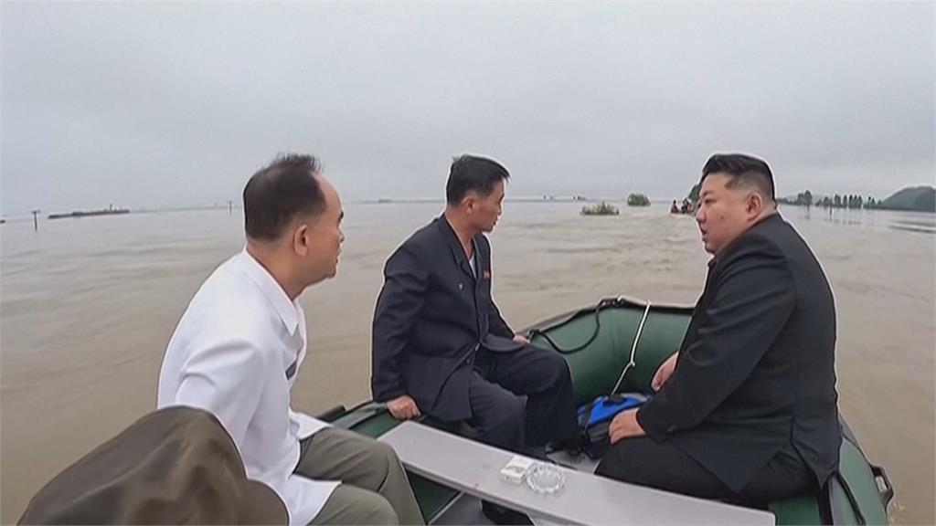 北朝鮮洪災一度5千人受困 金正恩視察下令嚴懲官員