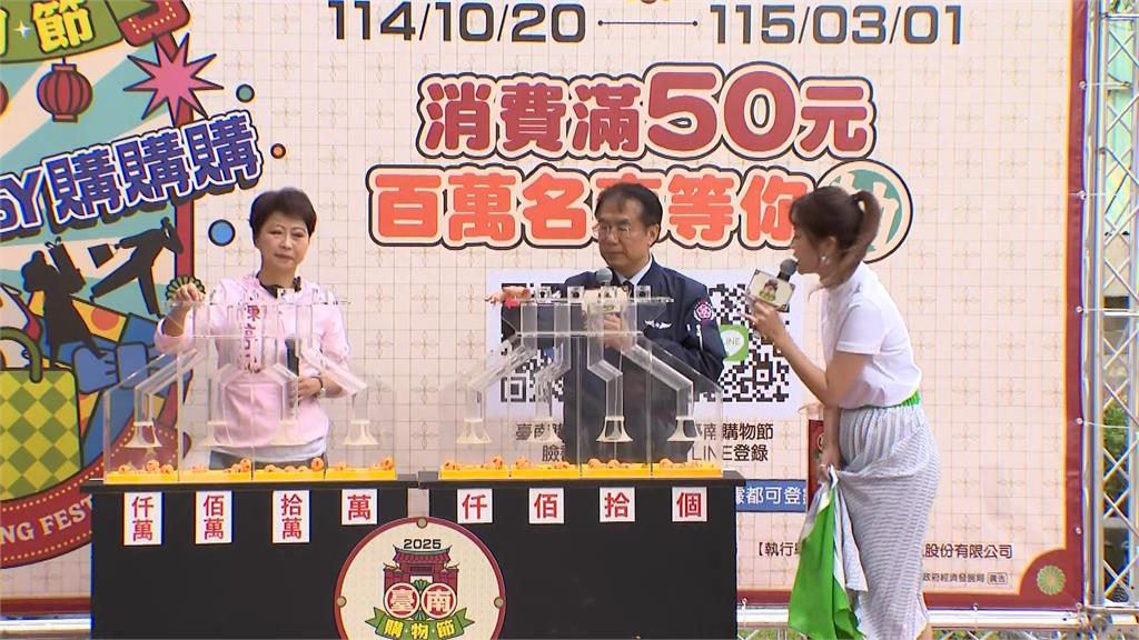 台南購物節累積金額破71億　壓軸大獎「百萬純電休旅車」