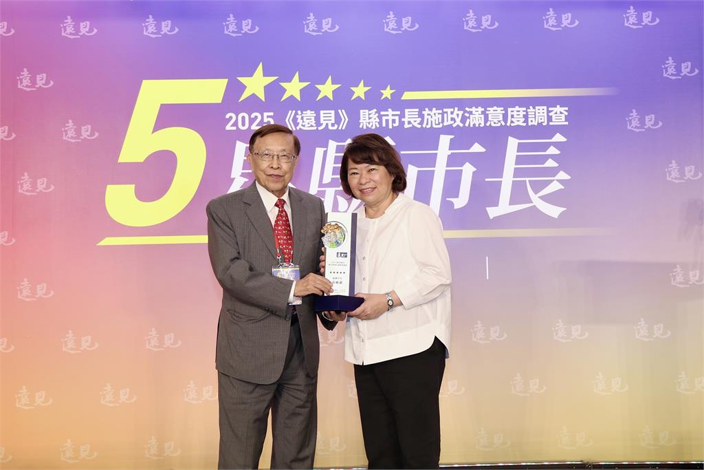 「五星市長」背後有五星市民!黃敏惠市長一日雙國、飛越2,972公里 接受遠見獎項