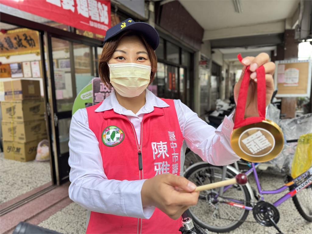 快新聞／羅廷瑋爭議燒！綠議員騎鐵馬宣傳罷免二階連署　響應台中首場政策宣講