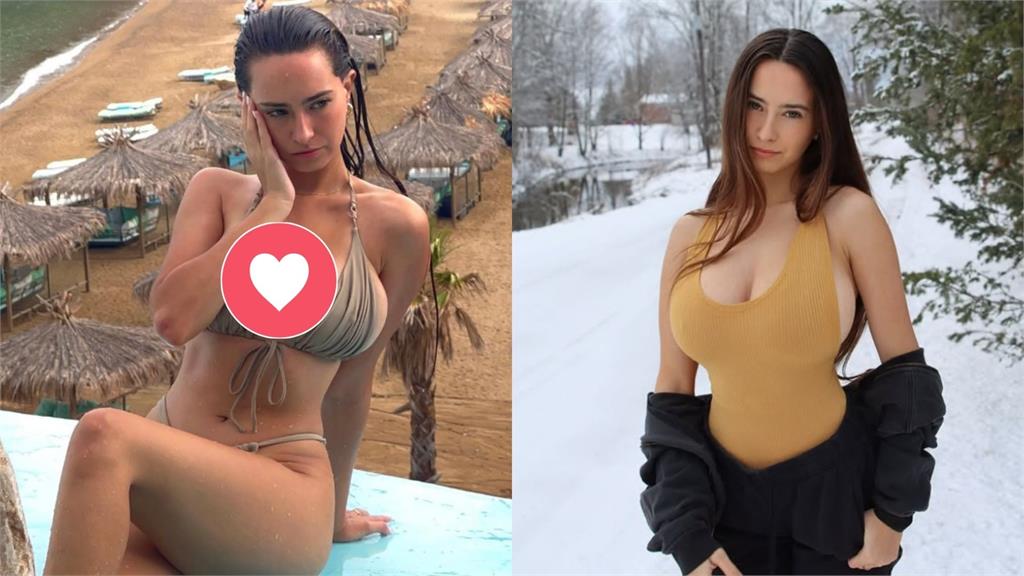 正妹網美化身「人體液壓機」傲人上圍狠壓西瓜！兩百萬粉絲點開停不下來