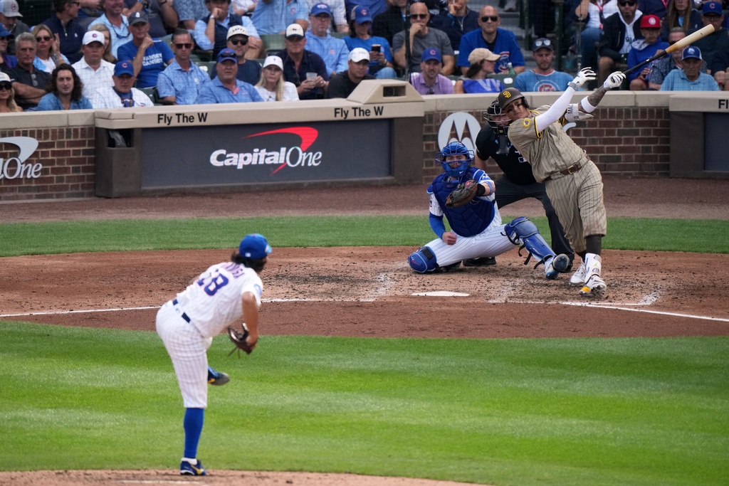 MLB(影)／「抹茶多」砲轟今永昇太！教士完封小熊扳回一城