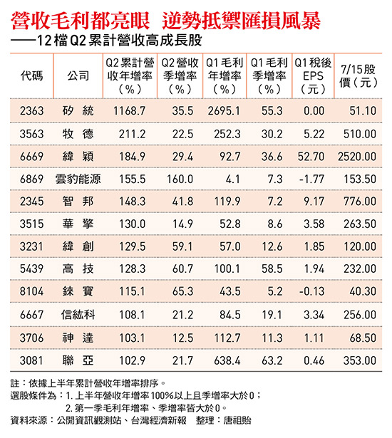 誰能抵擋關稅與匯損夾擊？矽統、緯穎...3大選股方向12檔高成長強勢股出列