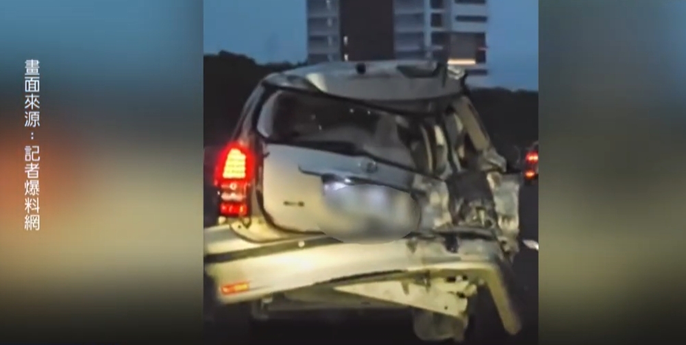 車尾都爛了還繼續開！　　駕駛堅定行駛國道　網驚：戰區回來的？