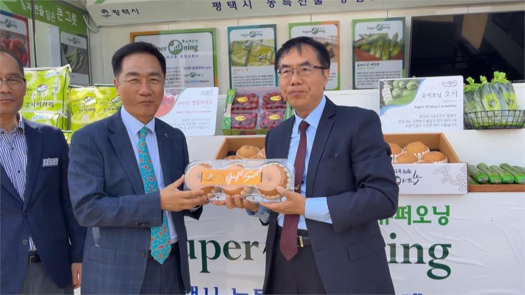 黃偉哲訪南韓平澤市參與花卉慶典　行銷台南當季鳳梨