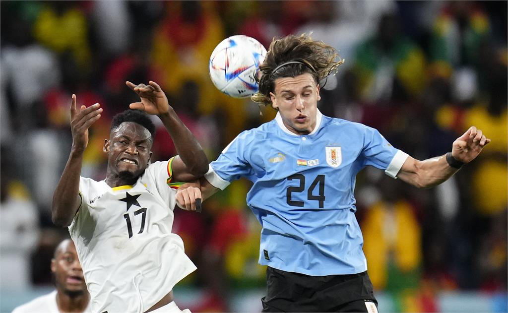 卡達世足／進球數不敵南韓！烏拉圭2：0勝迦納仍無緣16強