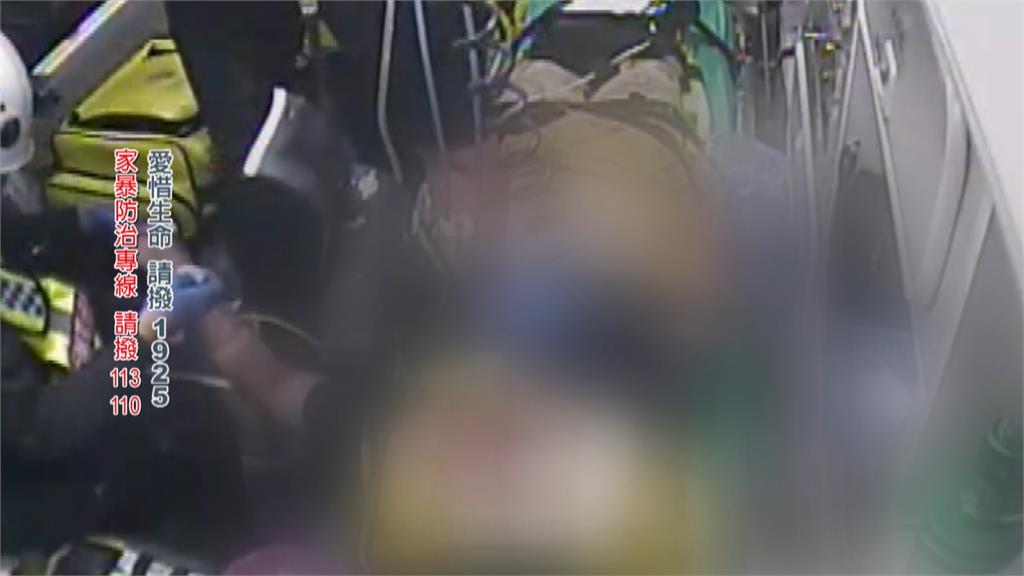 男子自殘不慎劃傷母子 突然墜樓送醫不治