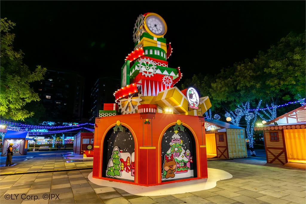 🎄2025新北歡樂耶誕城華麗登場！LINE FRIENDS & minini打
