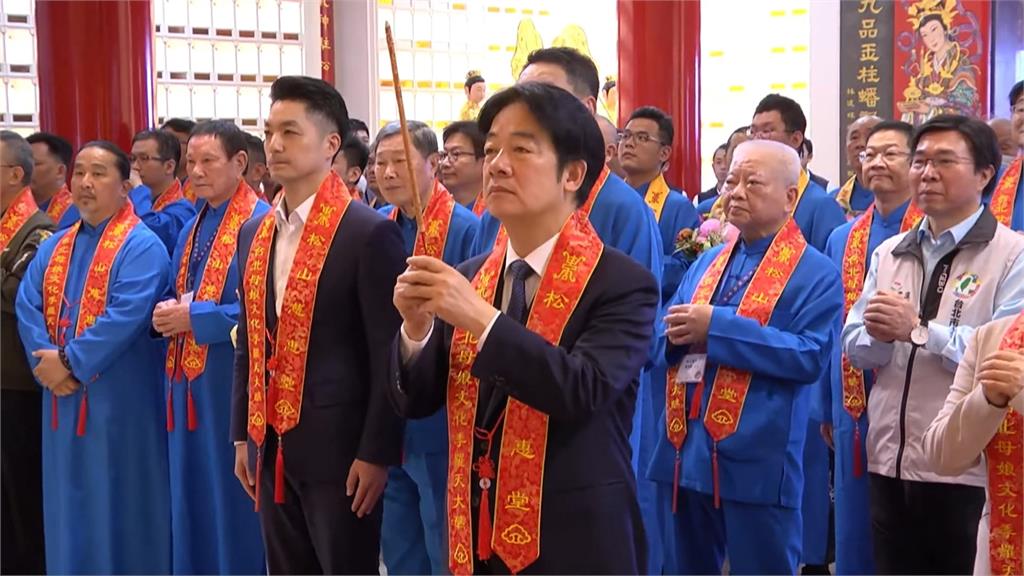 同框賴總統出席母娘文化季互動少 蔣萬安「這席話」講給總統聽?