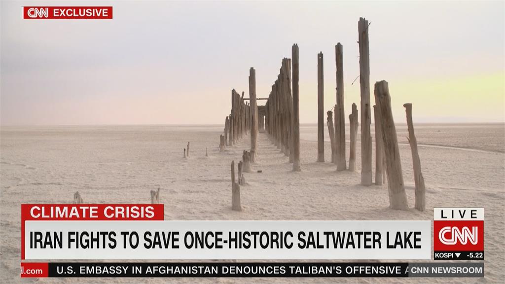 曾是中東最大！　伊朗「爾米亞湖」30年淪鹽沙漠