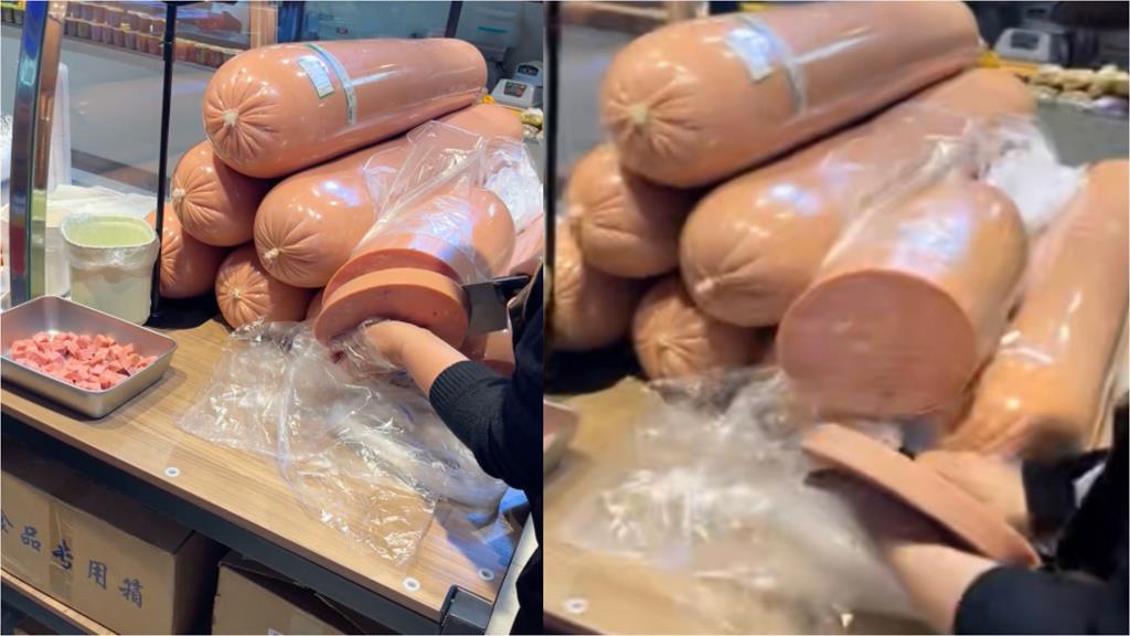 影/XXXL版火腿腸嚇壞小鳥胃!「超巨尺寸」嚇壞網:包了整隻豬?