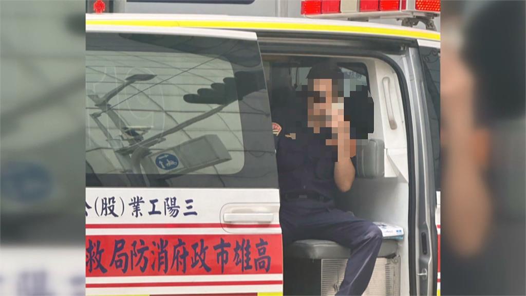 高雄警開警備車外出送公文　疑身體不適肇事對撞待轉3車