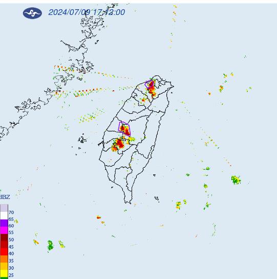 快新聞/下班注意!對流雲系旺盛 「3縣市」發布大雷雨即時訊息